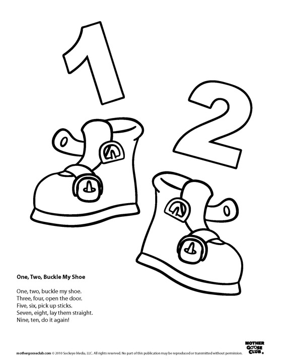 one two buckle my shoe printable That are Dashing Roy Blog