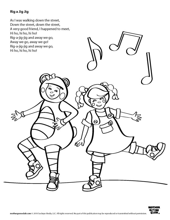 jack be nimble coloring pages - photo #31