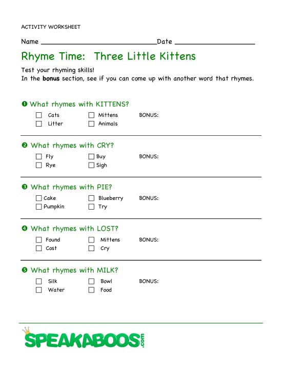 rhyme-time-three-little-kittens-speakaboos-worksheets